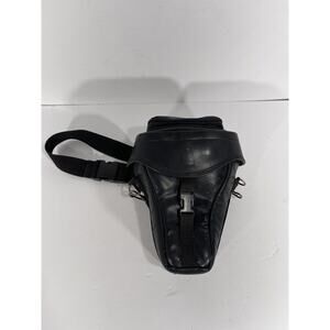 Nifco Black Faux Leather Insulated‎ Camera Bag Adjustable Strap